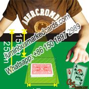 chest button poker cheat device for texas holdem poker game