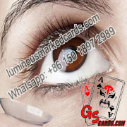 professional marked cards contact lens
