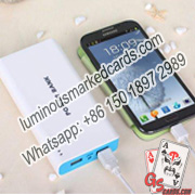 Samsung power bank poker camera with marking playing cards