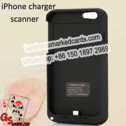Wide camera working range iphone charger poker scanner for barcode cheat cards
